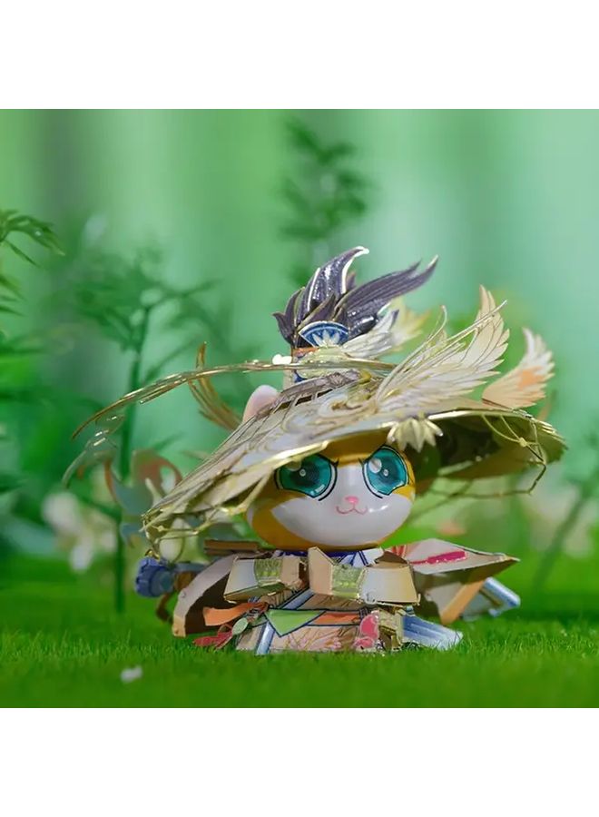 Colorful Warrior Cat DIY Metal Assembly Model Kit Handmade Decoration Gift - Image 5